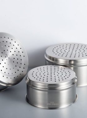 ??K9HX16 18 20 24厘米18/10不锈钢双耳蒸笼304蒸架蒸格蒸屉