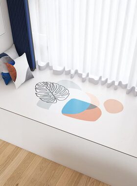 9QXC2021年新款飘窗垫窗台垫毯四季通用防水可擦阳台垫子定 做装