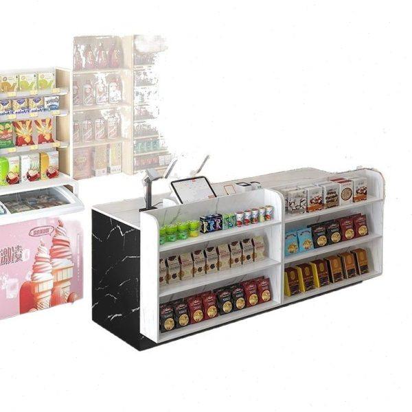 吧台超市收银台店铺小型柜台多层储物前台便利店文具店商用接待台,商业/办公家具,接待台,淘宝优惠券,粉丝福利购,淘宝优惠卷