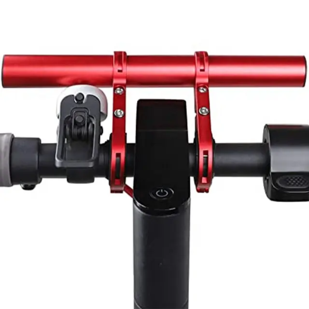 适用小米9号电动滑板车多功能延伸杆铝制双杆延长副把踏板车配件