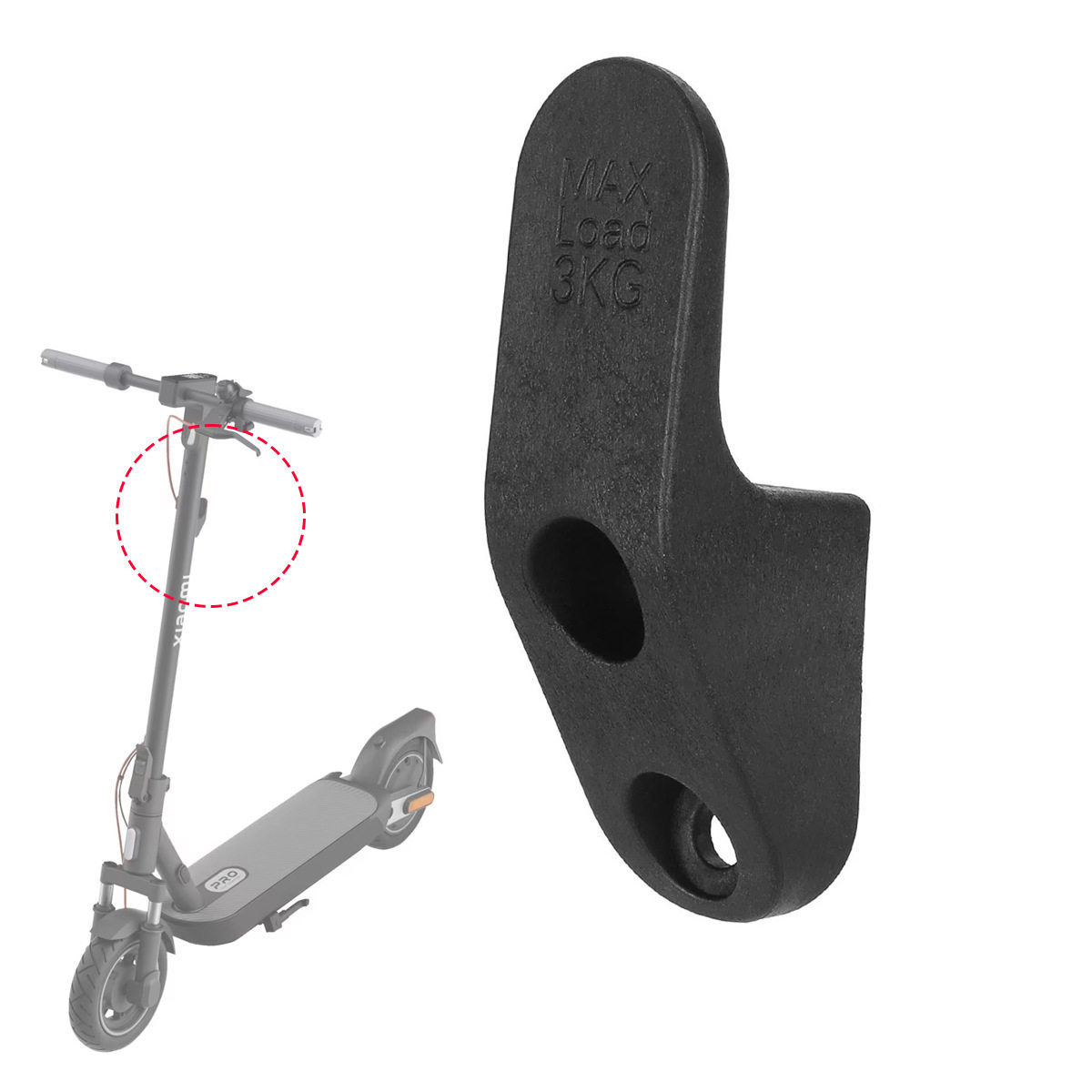 适用小米5 5max 5pro电动滑板车挂钩把立承重尼龙挂物钩改装配件