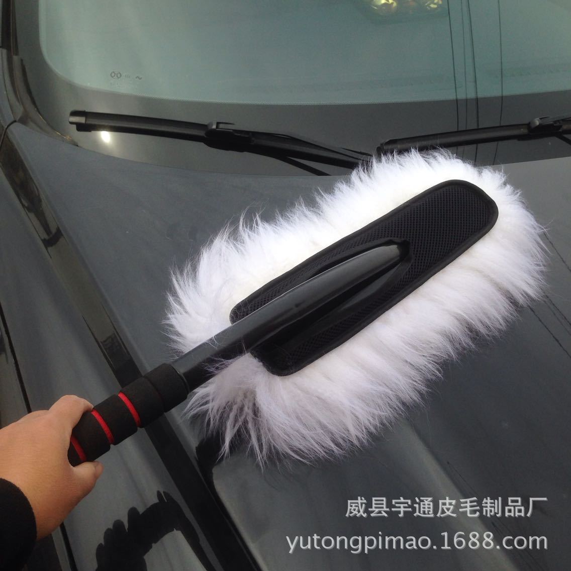 厂家 澳洲羊毛拖把除尘掸子擦车羊毛刷汽车用品清洗工具