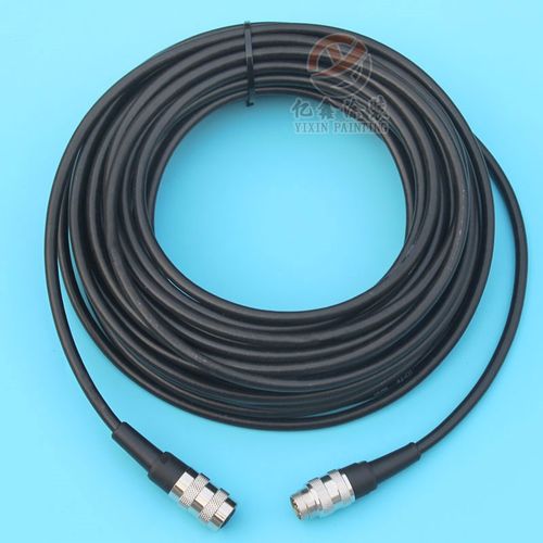 瓦格纳C4静电喷枪枪线连接线八芯插头自动喷电源线粉末枪配件