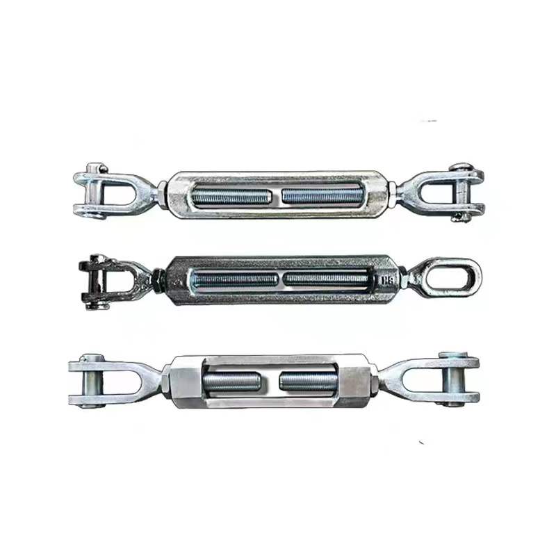 CB/T3818船用花p篮螺丝拉紧器索具螺旋扣重型花兰螺栓钢丝绳收紧