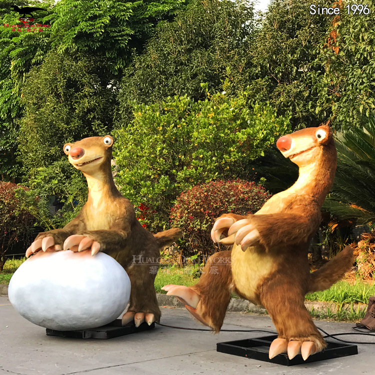 卡通动物模型 儿童乐园景区商场美陈引流 硅胶仿真动物定制