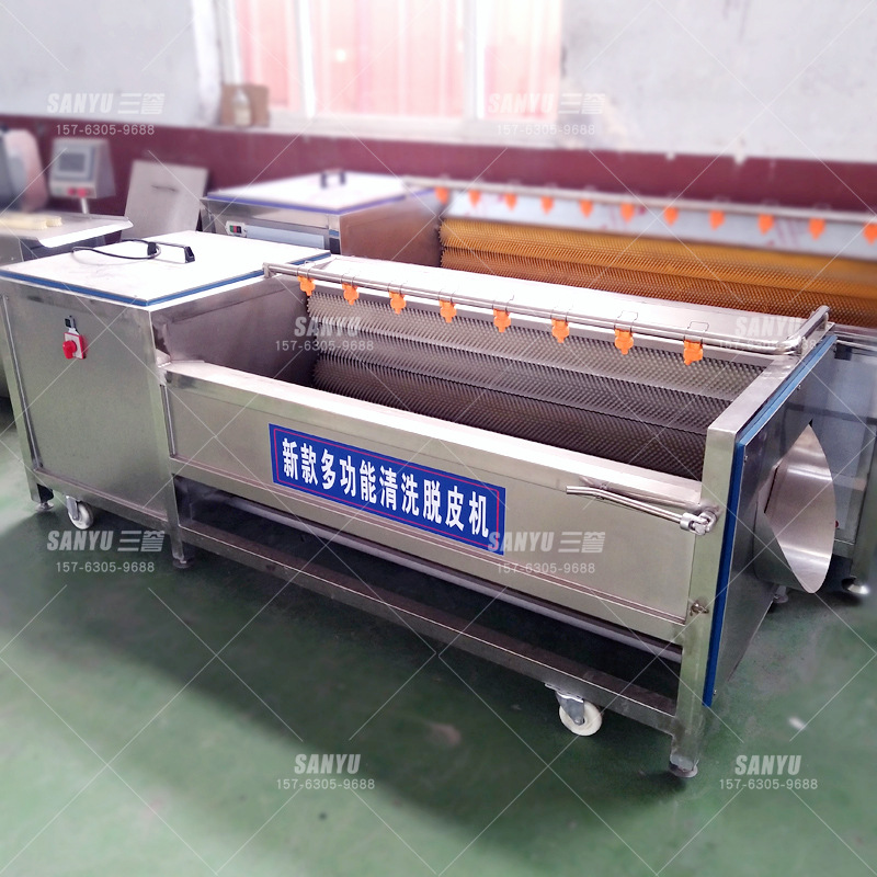 萝卜清洗机 1000毛刷全自动清洗设备 质量好服务优