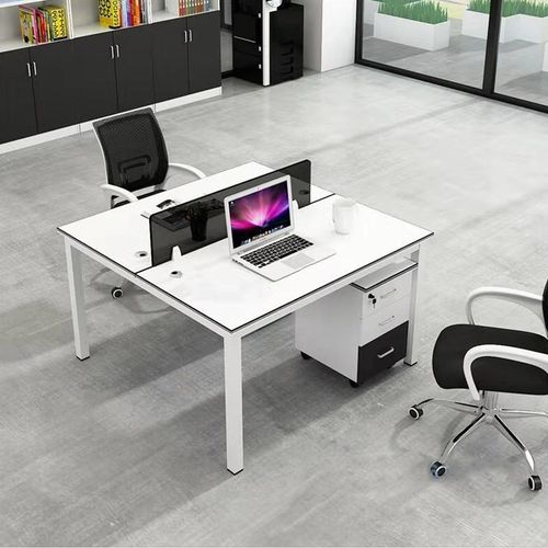 成都职员办公桌单人位四六人位员工电脑桌椅简约组合卡位2/4家具6
