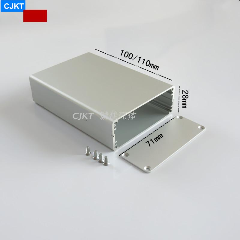 铝合金外壳 铝型材外壳 铝盒 铝壳 壳体 电源盒 仪表壳体 71*28