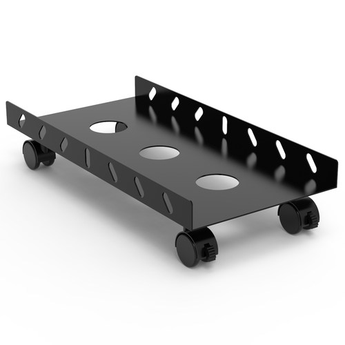 台式放电脑主机托架移动带轮增高置物机箱底座主机拖托盘滑轮架子