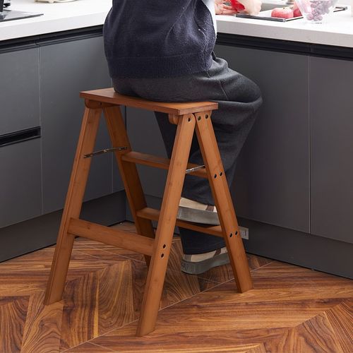 梯凳可折叠家用创意多功能厨房凳子吧台凳高板凳两用登高凳楼梯