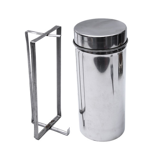 不锈钢玻璃培养皿 消毒灭菌筒 灭菌桶90mm 高温灭菌桶 培养皿消毒