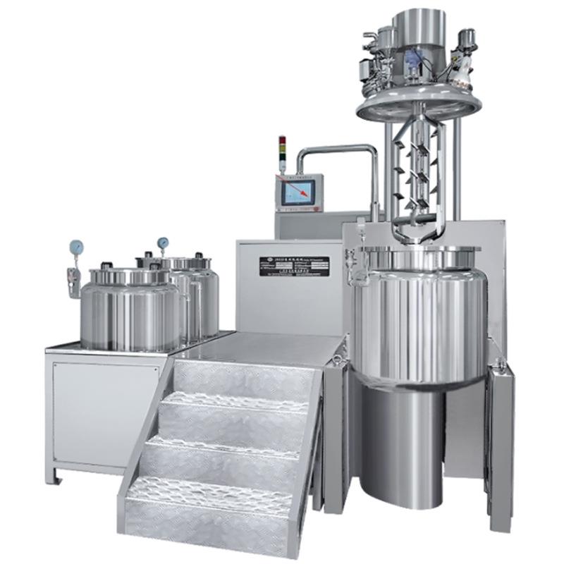 液压升降真空均质乳化机均质机乳化锅牙膏化妆品生产设备
