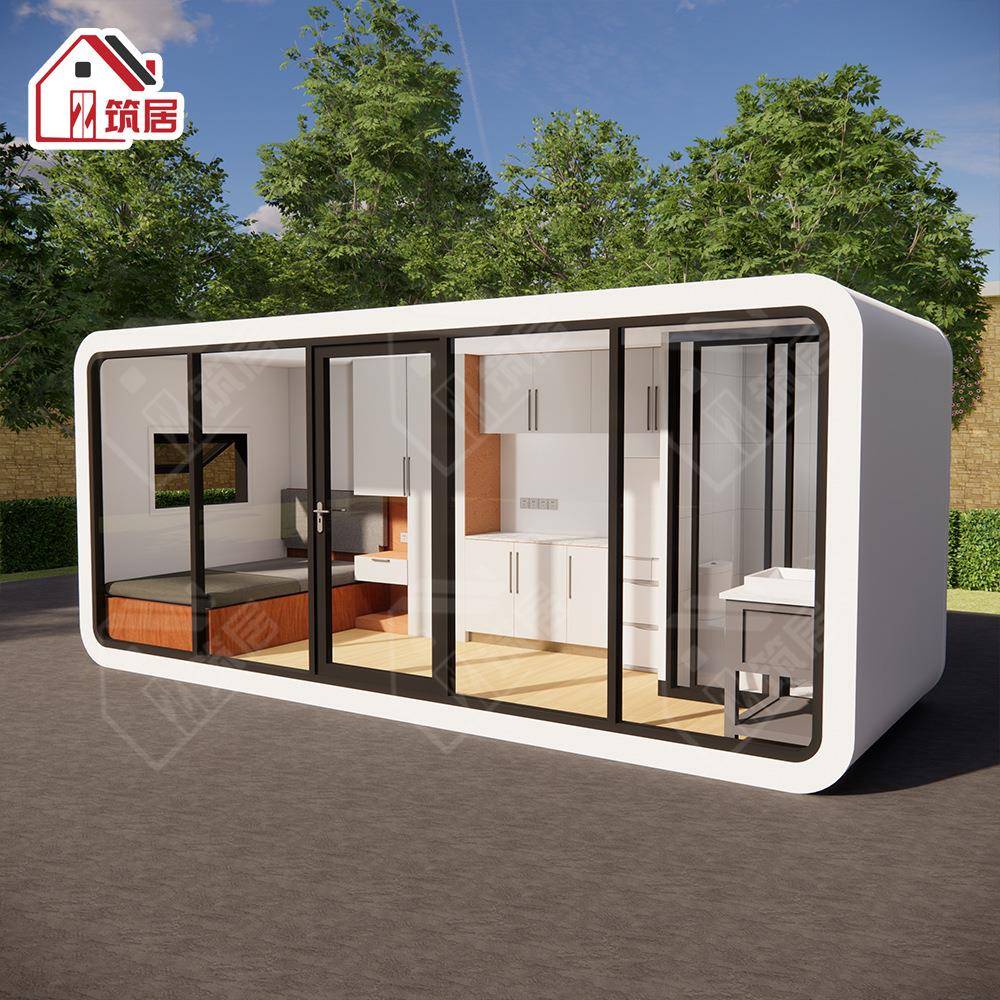 苹果舱民宿移动房景区露营地办公室住人便利店出-口集装箱户外房
