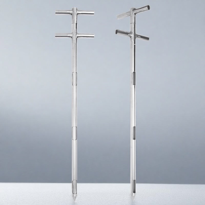 粮食取样器不锈钢双管取样器玉米探子看粮器谷物扦样W杆分层验粮