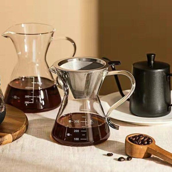 手冲咖啡壶滴漏式挂耳咖啡杯水杯手冲过滤器家用咖啡豆过滤网超细,餐饮具,咖啡壶,淘宝优惠券,粉丝福利购,淘宝优惠卷