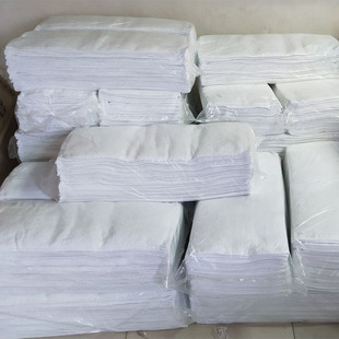 厂家直批纯棉二等品尾货残次白毛巾 保洁装修厨房抹布擦机器餐饮