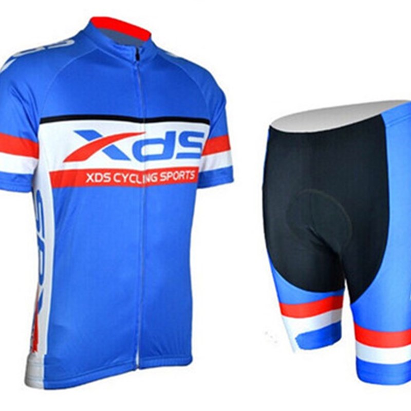 喜德盛夏季车队山地车服短裤骑行男女套装短袖自行车服骑行服定制