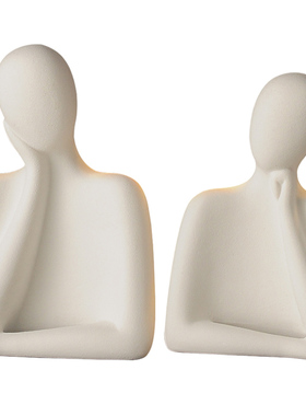 现代简约摆件玄关客厅酒柜电视柜创意一家三口四口家居装饰品艺术