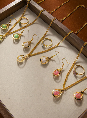 欧美热卖镂空水滴三件套