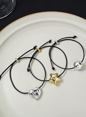 韩版简约爱心手链4062