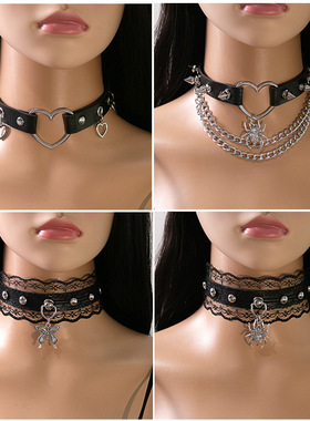 欧美朋克风铆钉项圈25