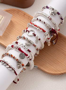 国潮黄财神手串121225