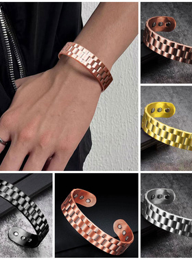 欧美潮酷磁石手镯6402