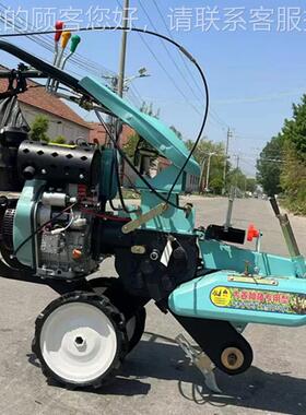 大葱植开培土机 多6功种能IBN田园管理机 18型旋沟耕起垄机