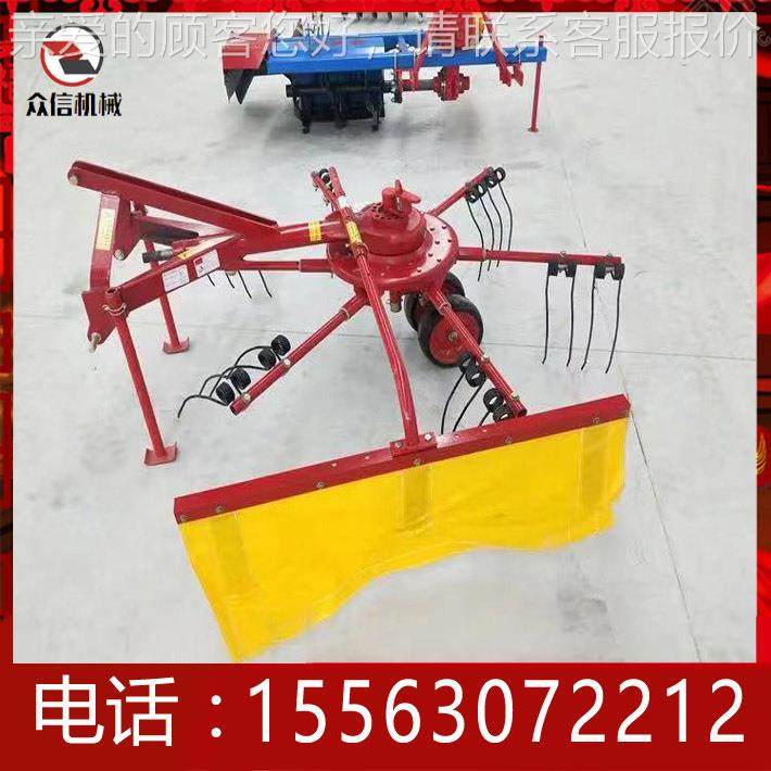 旋DCR转搂草机四轮拖拉带牧草稻多草小麦玉米秸秆机功能摊式晒翻