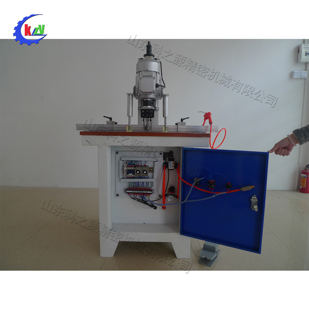 板式家具钻孔机 木材材料单头铰链钻 小型木工衣柜门垂直钻设备