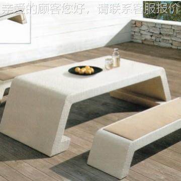 新款户外台藤编组桌椅宿酒店阳长桌长凳露天民露台休闲收纳24-1-2,商业/办公家具,商用藤编家具,淘宝优惠券,粉丝福利购,淘宝优惠卷