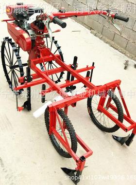 西宁热销微机带高功动垄铺膜喷药机多能耕农NUB用自黄烟红薯盖膜