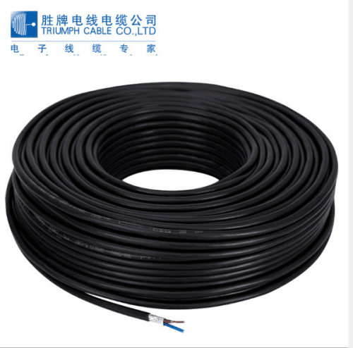 胜牌东莞厂家供应多芯电子线UL2464-22AWG/3C现货黑色带屏蔽