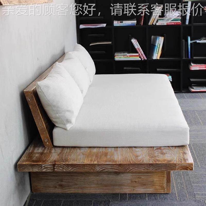 原客木风民宿沙实发侘寂风沙发布艺沙发厅4651513小户型直排三人,住宅家具,皮布沙发,淘宝优惠券,粉丝福利购,淘宝优惠卷