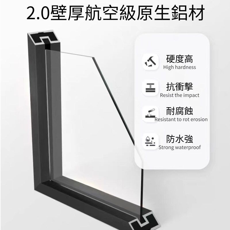 香港玻璃趟门三聯動厨房極窄推拉門陽臺鋁合金摺叠PD門鋁趟窗定做