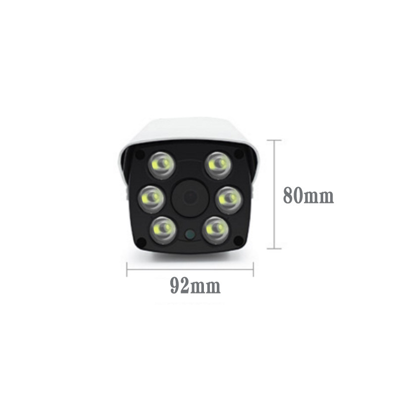 白光灯夜视彩色监控摄像头模拟高清2500线摄像机日夜全彩室外防水