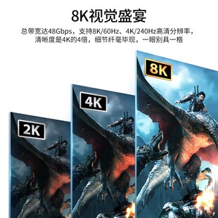 迈拓维矩 8k光纤HDMI线高清电竞电脑电视机显示器4k连接线H8 2.1版