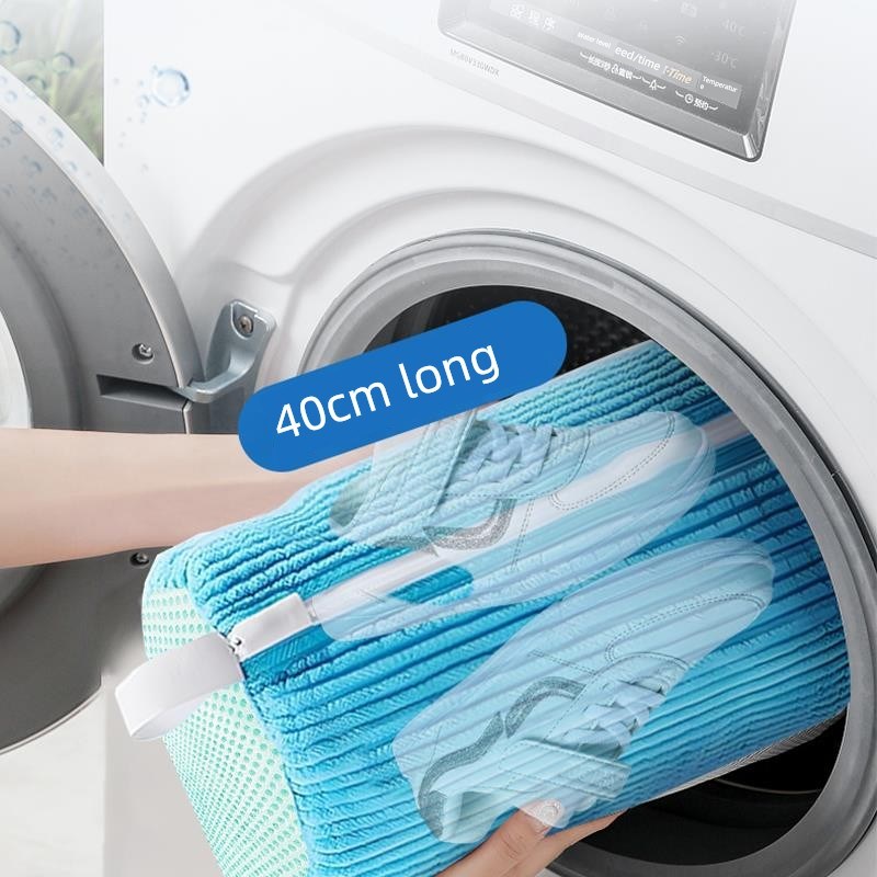 懒人洗鞋袋洗衣机专用防变形护洗袋家用过滤加厚软毛鞋刷洗鞋神器