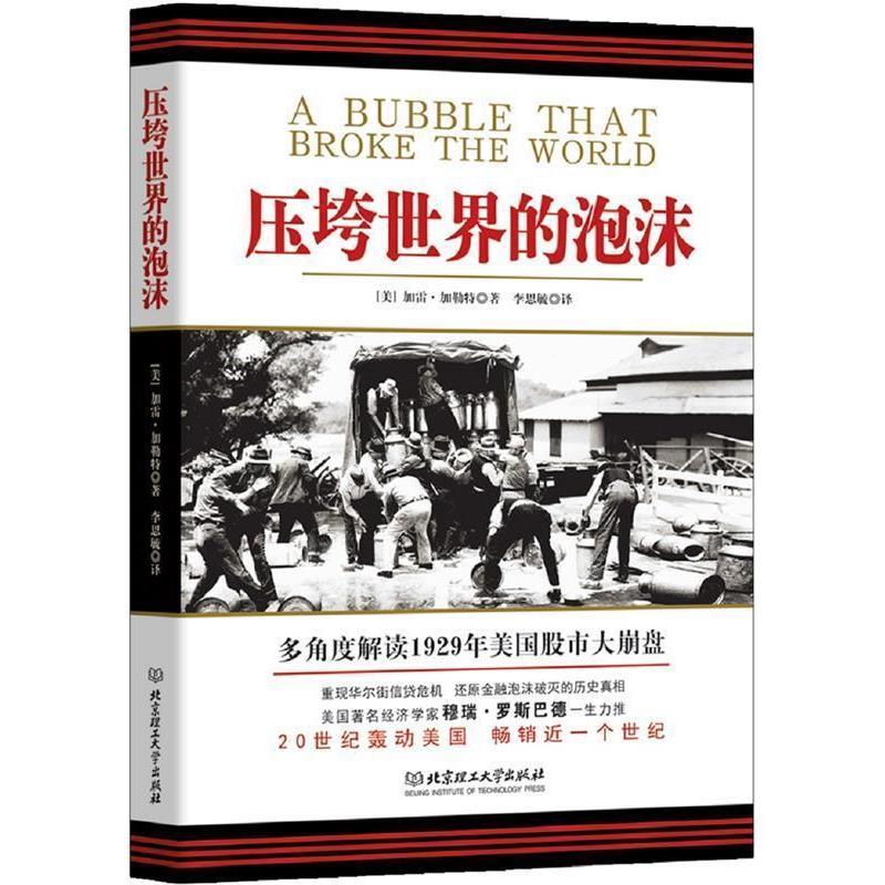 【正版书籍】 压垮世界的泡沫 (美)加雷·加勒特 北京理工大学出版社