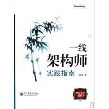 【正版书籍】 一线架构师实践指南 温昱 著 电子工业出版社