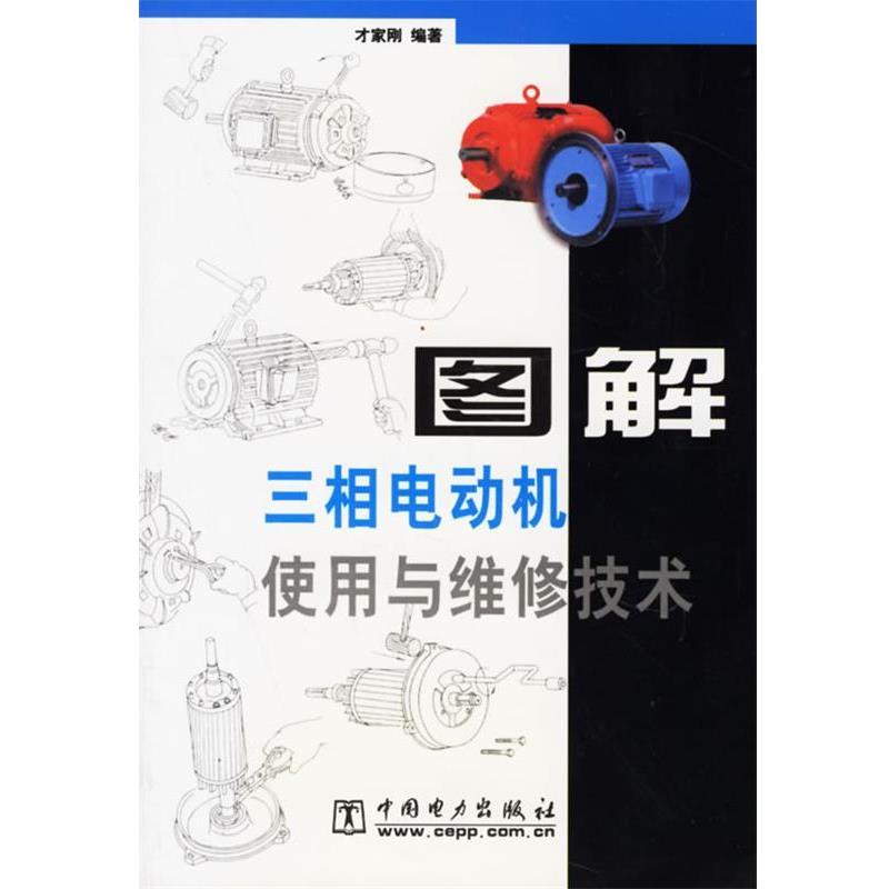 【正版书籍】 图解三相电动机使用与维修技术 才家刚 编著 中国电力出版社