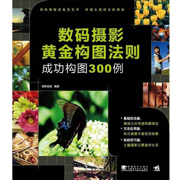 【正版书籍】 数码摄影黄金构图法则:成功构图300例 佳影在线 编著 中国青年出版社