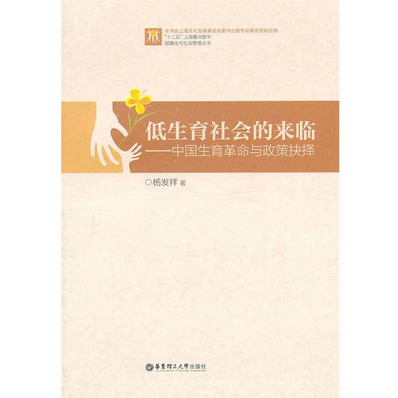 【正版书籍】 低生育社会的来临—中国生育革命与政策抉择 杨发祥　著 华东理工大学出版社