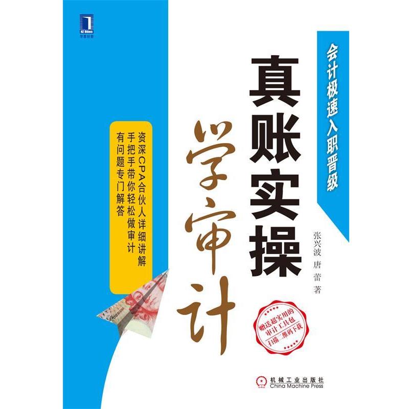 【正版书籍】 真账实操学审计 张兴波,唐蕾 著 机械工业出版社