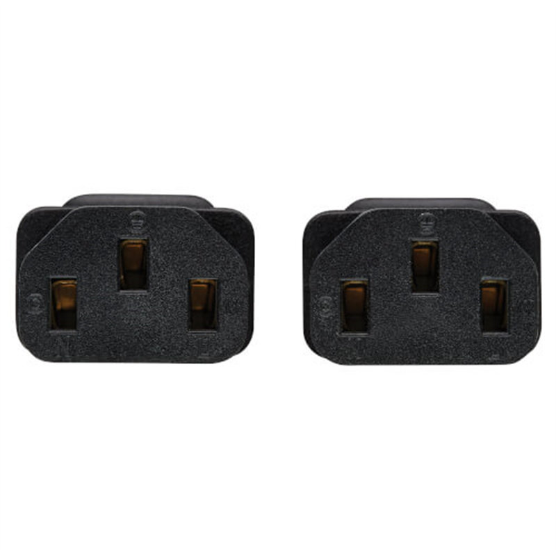 一分五电源线品字尾一拖五电脑机房电源线1分5办公电源线大功率