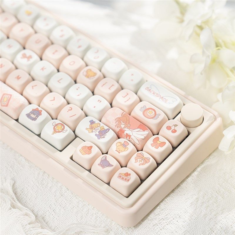 漫步猫QMK65三模无线蓝牙机械键盘女生办公静音ipad笔记本麻将音