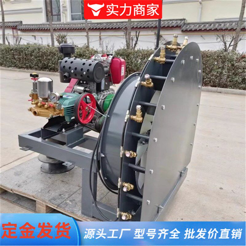 后悬挂风送式果园打药机 果树喷雾机车载式500L喷药机风机总成