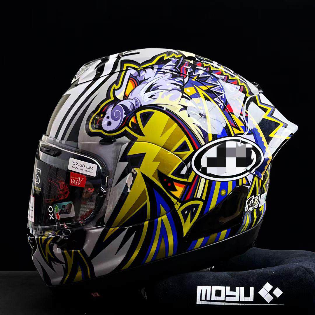 适用于Arai rx7x大尾翼neo XD GX变色电镀镜片日夜通用炫彩镜面VZ