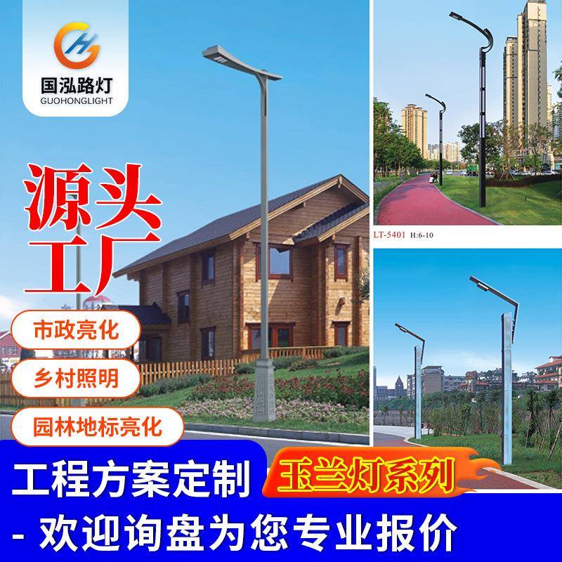 大型户外景观市政街道路灯公园道路灯杆园林小区高杆灯市电路灯