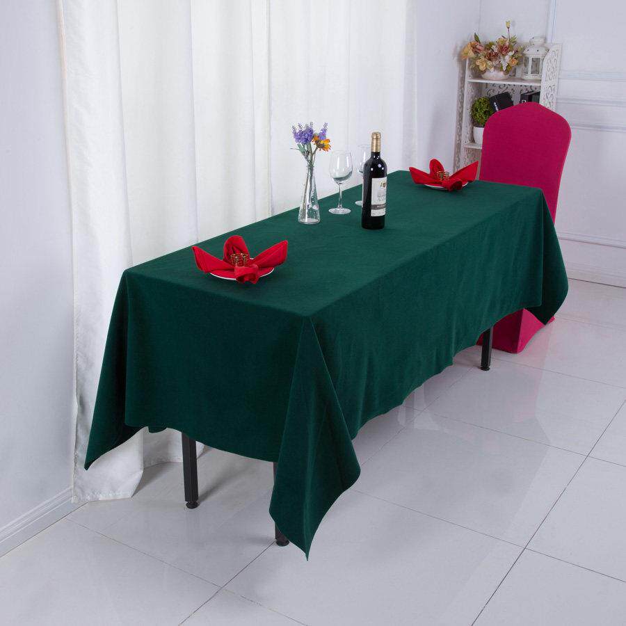 高端商务台呢桌布定制印logo加厚长方形绒布会议展会酒店桌垫台套